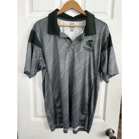 Pro Edge Other - Michigan State University Spartans Men's Pro-Edge XL Green Polo Golf Shirt